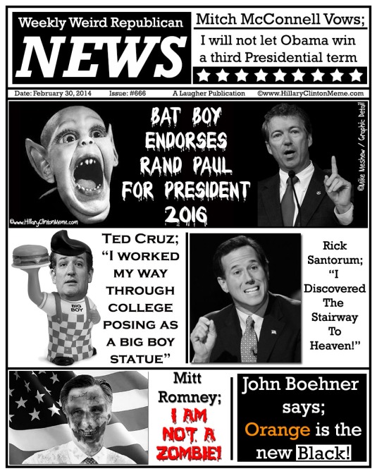 Ted Cruz Rand Paul Mitt Romney John Boehner Meme Mike Meshew