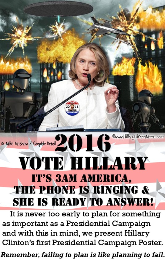 Hillary Clinton 2016 Presidential Campaign Poster